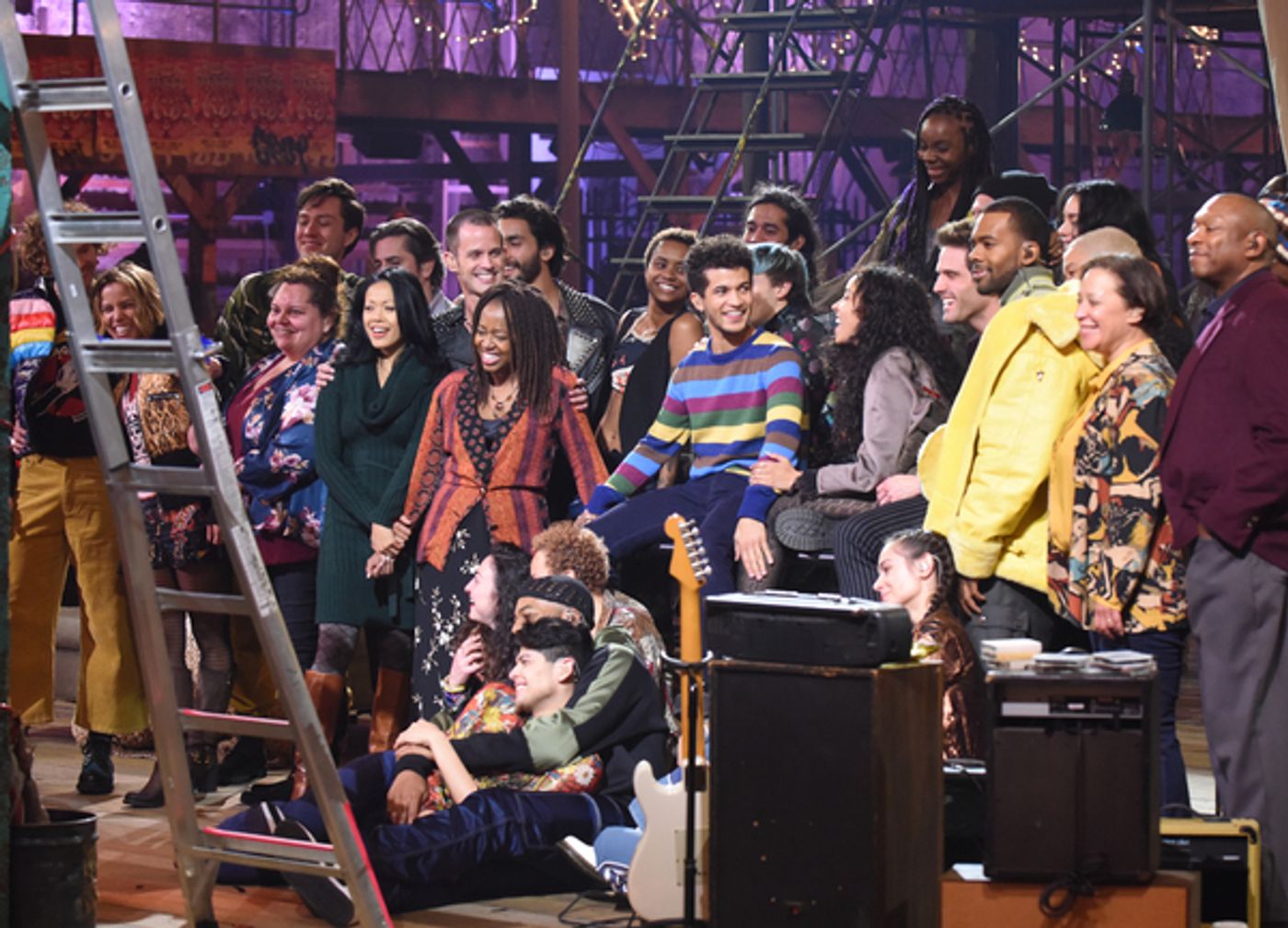 Photo Flash: The Cast of RENT on FOX Meets the OBC and More During Rehearsal  Image