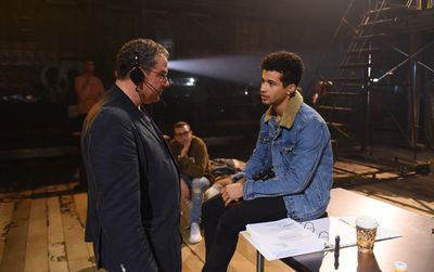 Director Michael Greif and Jordan Fisher Photo