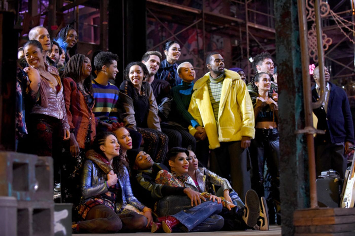 Photo Flash: The Cast of RENT on FOX Meets the OBC and More During Rehearsal  Image