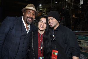 Jesse L. Martin, choreographer Sonya Tayeh and Wilson Jermaine Heredia @ BroadwayWorld Jesse L. Martin, choreographer Sonya Tayeh and Wilson Jermaine Heredia Photo