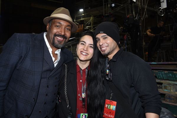 Jesse L. Martin, choreographer Sonya Tayeh and Wilson Jermaine Heredia Photo