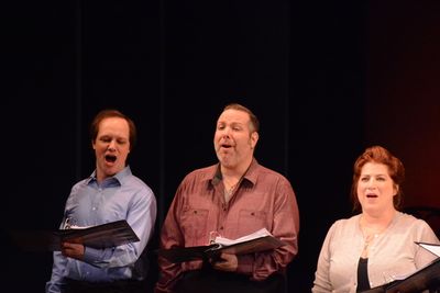 Jim Stanek, Evan Harrington and Anne L. Nathan Photo