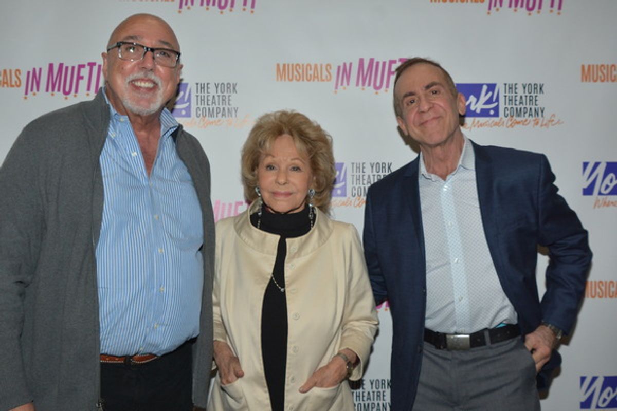 Barry Harman, Elise Loti Stein and Michael Leeds (Director) at 