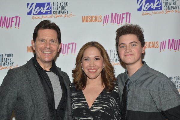 Peter Flynn, Andrea Burns and Hudson Flynn Photo