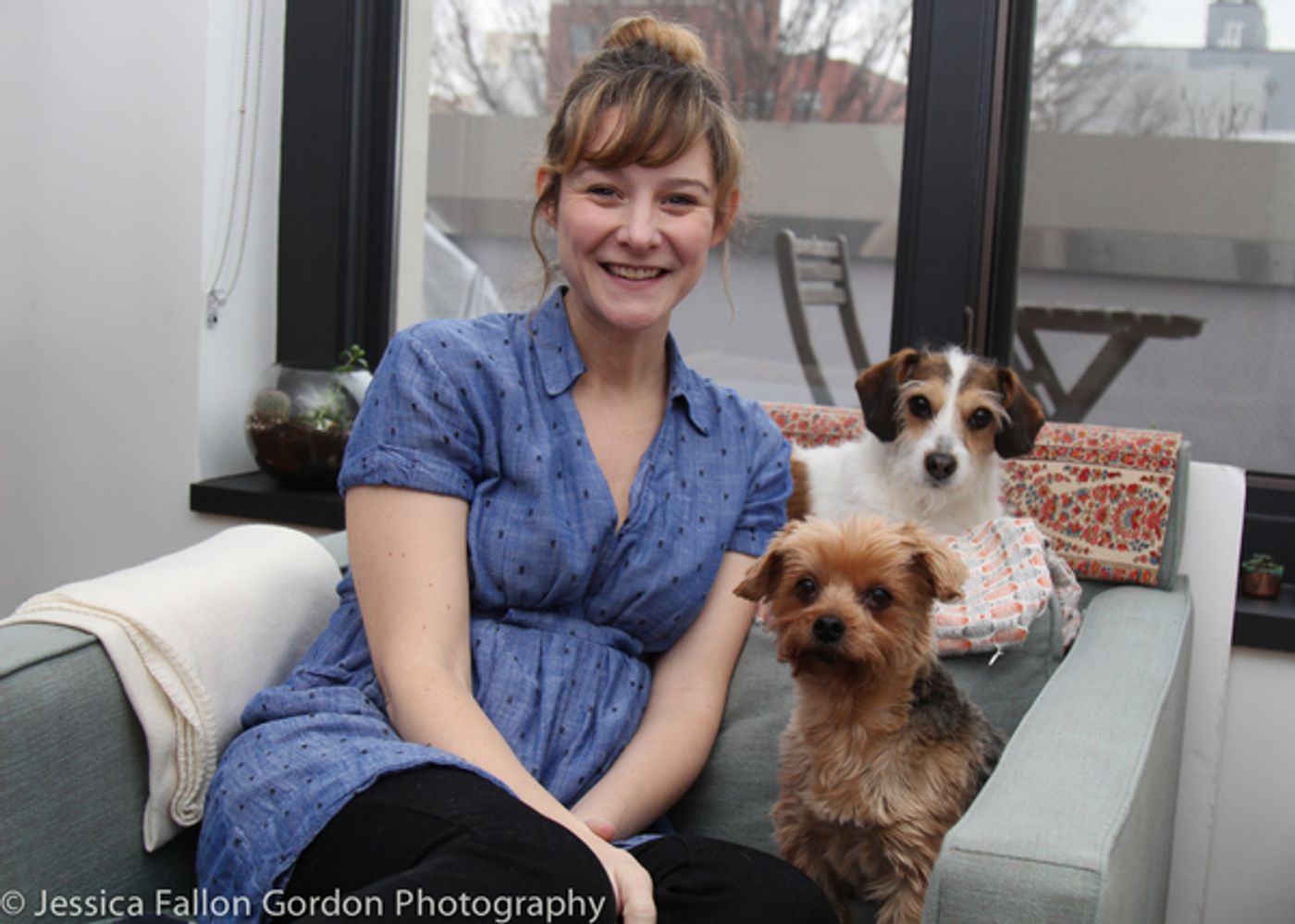 Tails of Broadway: Jill Paice Shows Off Her Playful Pups, Lolly and Penny!  Image