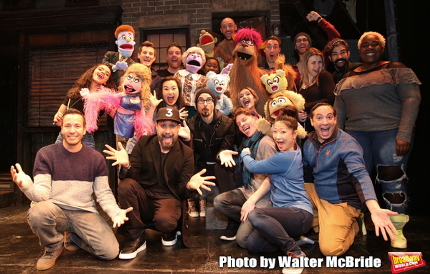 Photo Coverage: The Backstreet Boys Visit AVENUE Q  Image