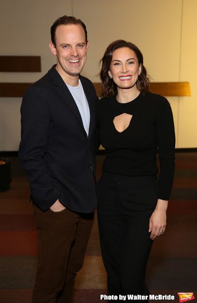 Harry Hadden-Paton and Laura Benanti Photo