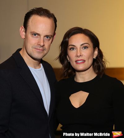 Harry Hadden-Paton and Laura Benanti Photo