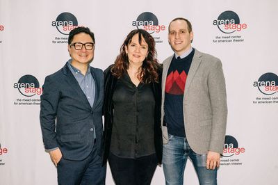 Playwright Kenneth Lin, Director Jackson Gay and Max Woertendyke (Mikhail Khodorkovsk Photo
