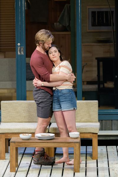 Denver Milord as Nick and Sara Bues as Sam. Photo: Evan Krape Photo