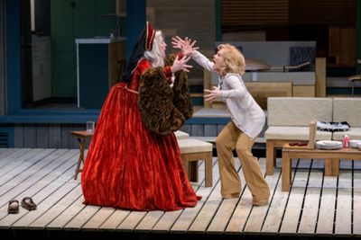 Kathleen Pirkl Tague as Carol and Elizabeth Heflin as Billie. Photo: Evan Krape Photo