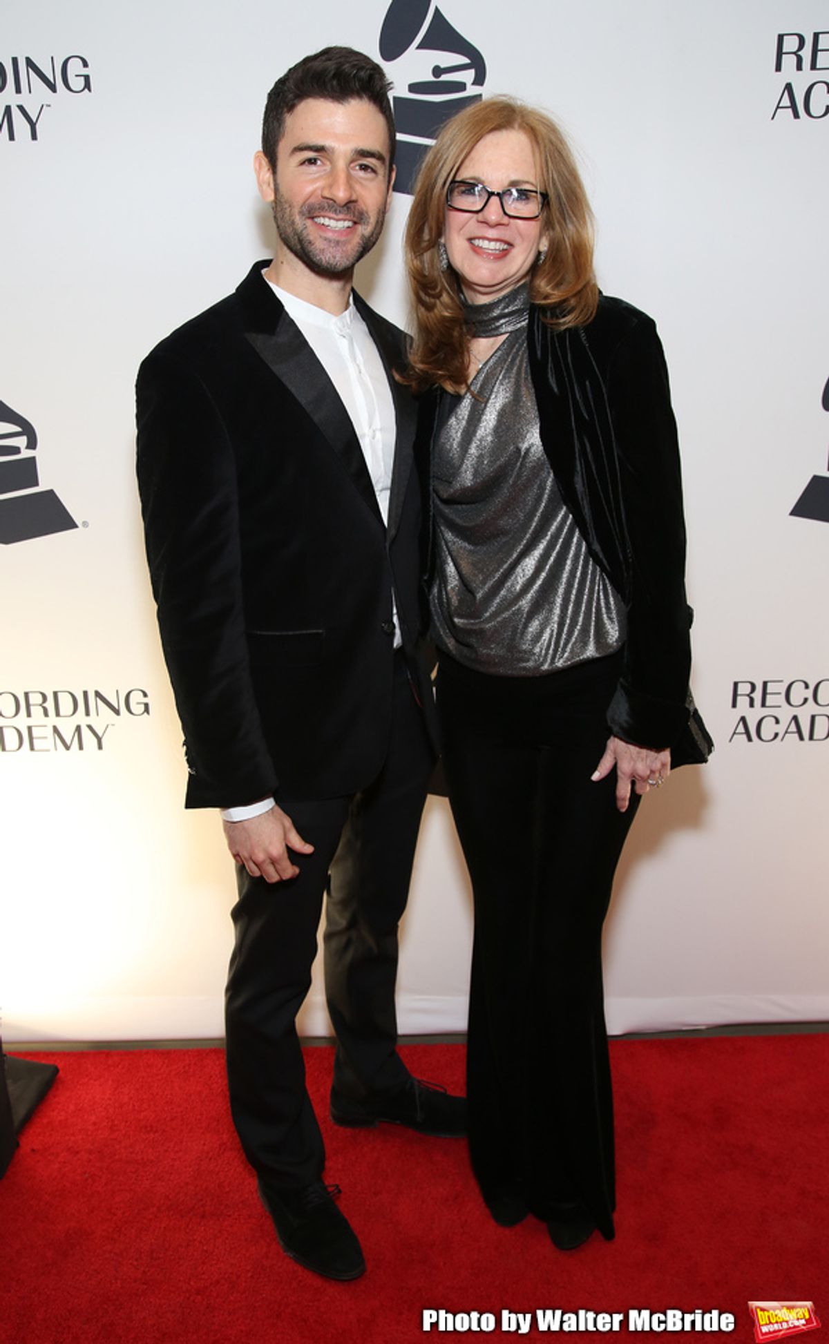 Adam Kantor with his mom at 