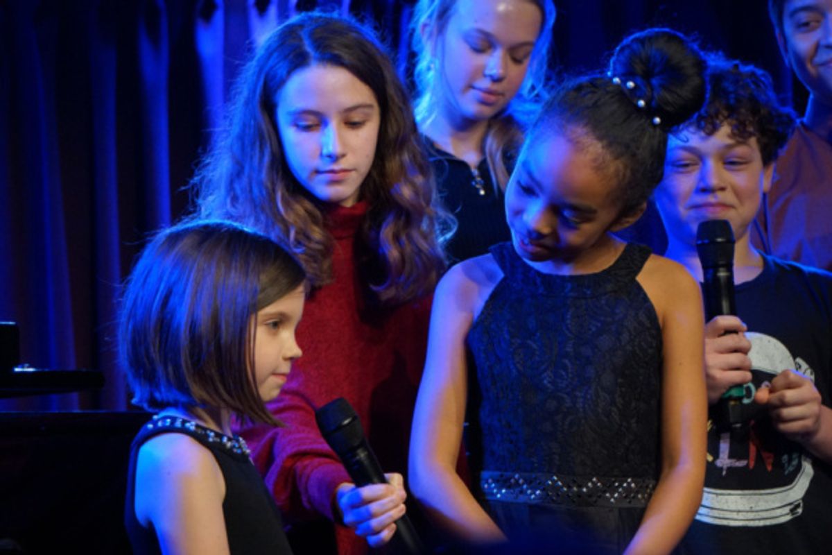 Ella Dane Morgan, Molly Richardson, Eleanor Koski, Mia Mei Williamson and Julian Lerner at 