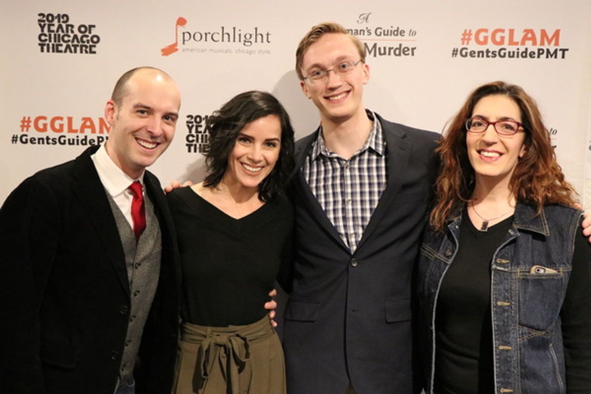 Director/Choreographer Stephen Schellhardt, Assistant Director/Choreographer Aubrey Adams, Assistant to the Director Noah Watkins and Music Director Andra Velis Simon at 