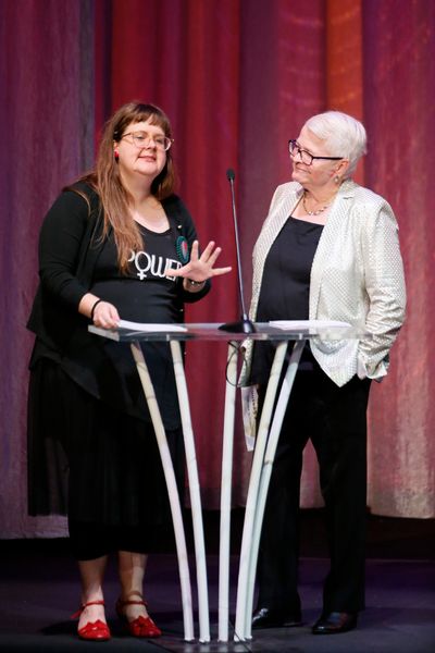 Joy Meads and Paula Vogel Photo