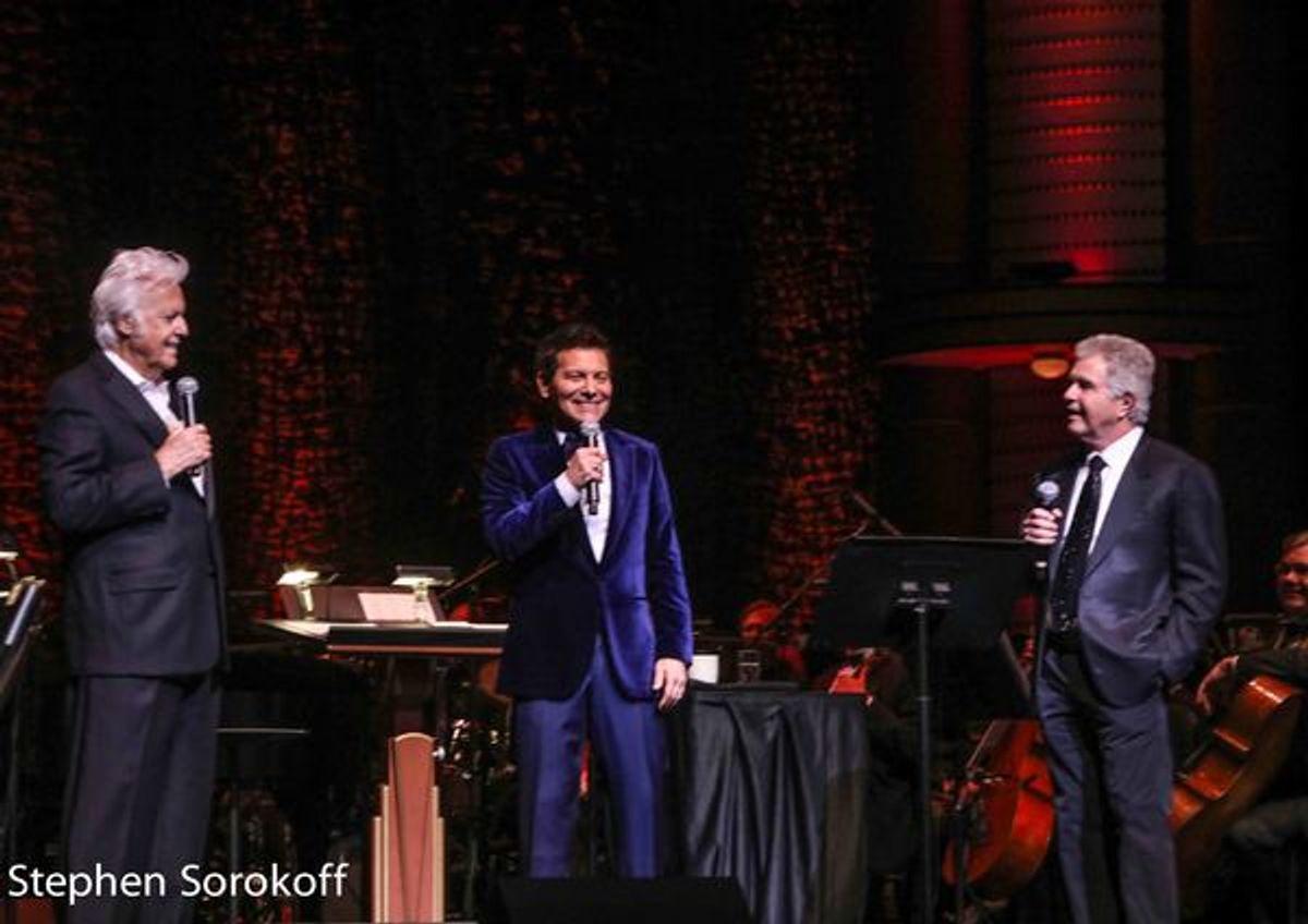 Jack Jones, Michael Feinstein, Steve Tyrell at 
