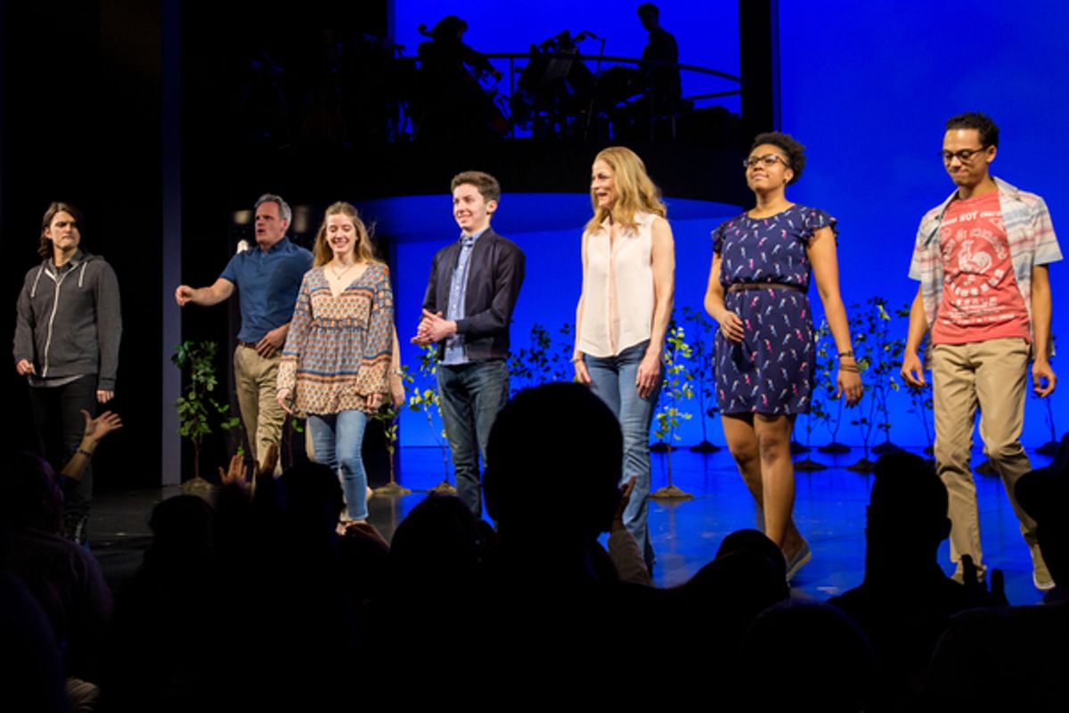 Alex Boniello, Michael Park, Mallory Bechtel, Andrew Barth Feldman, Lisa Brescia, Phoenix Best, Sky Lakota-Lynch at 