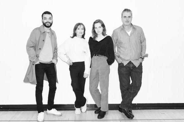 Justice Smith (Nicolas), Isabelle Huppert (Anne), Odessa Young (Ã‰lodie) and Chris Photo