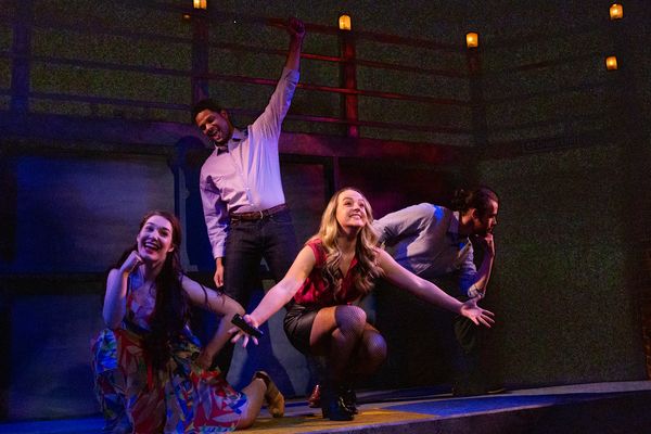 Madison Calhoun as Molly, Quintin Jones Jr. as Foster, Taylor Nash as Zoey, Sam Swens Photo