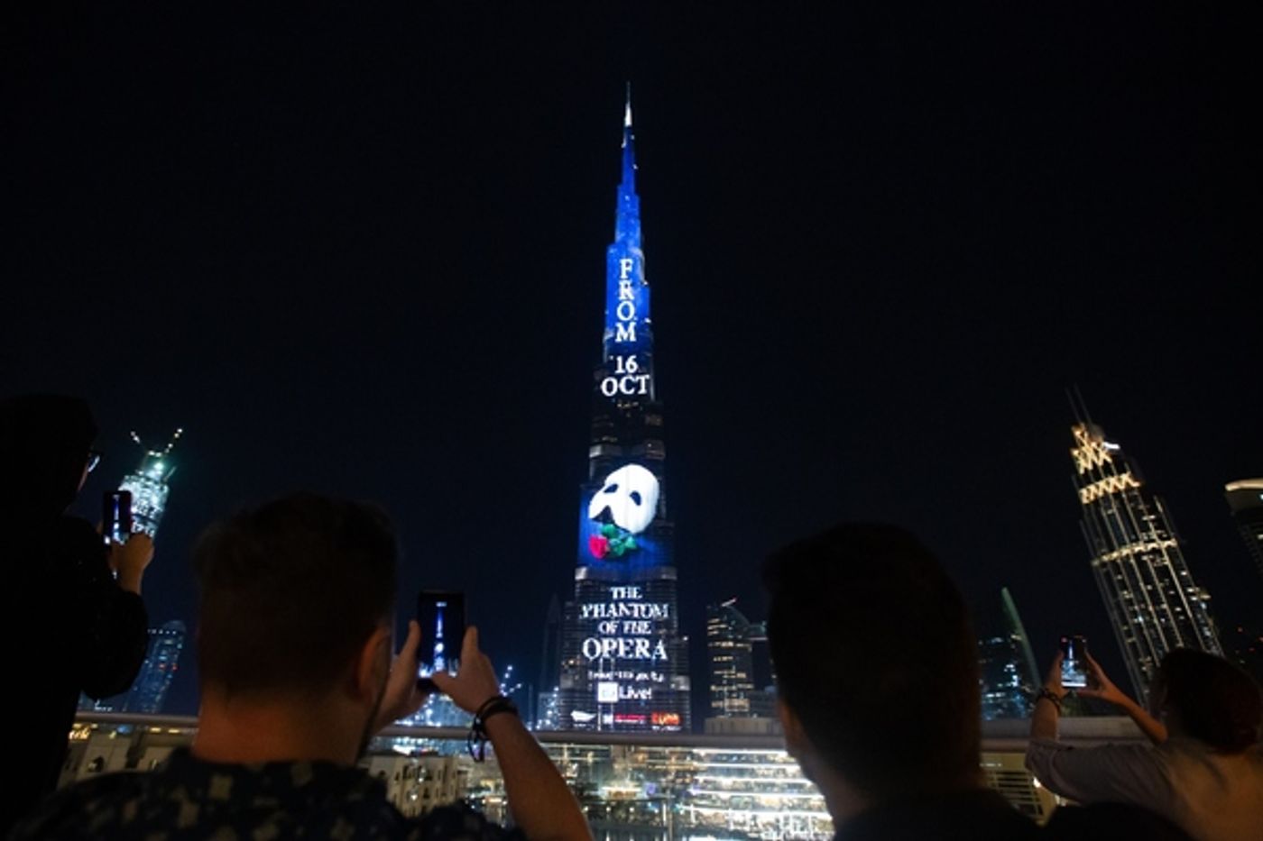 Photo Flash: PHANTOM OF THE OPERA Lights Up Dubai For Middle East Debut!  Image