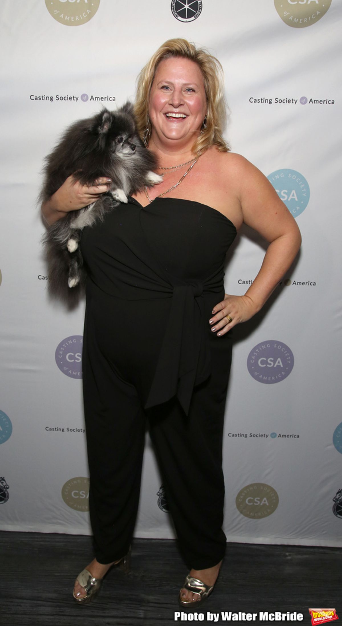 Bridget Everett with her Pomeranian, Poppy  at 