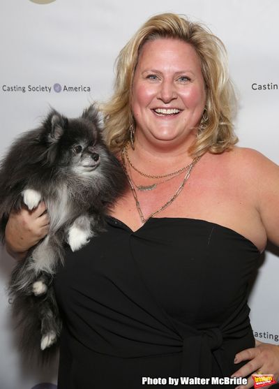 Bridget Everett with her Pomeranian, Poppy  Photo
