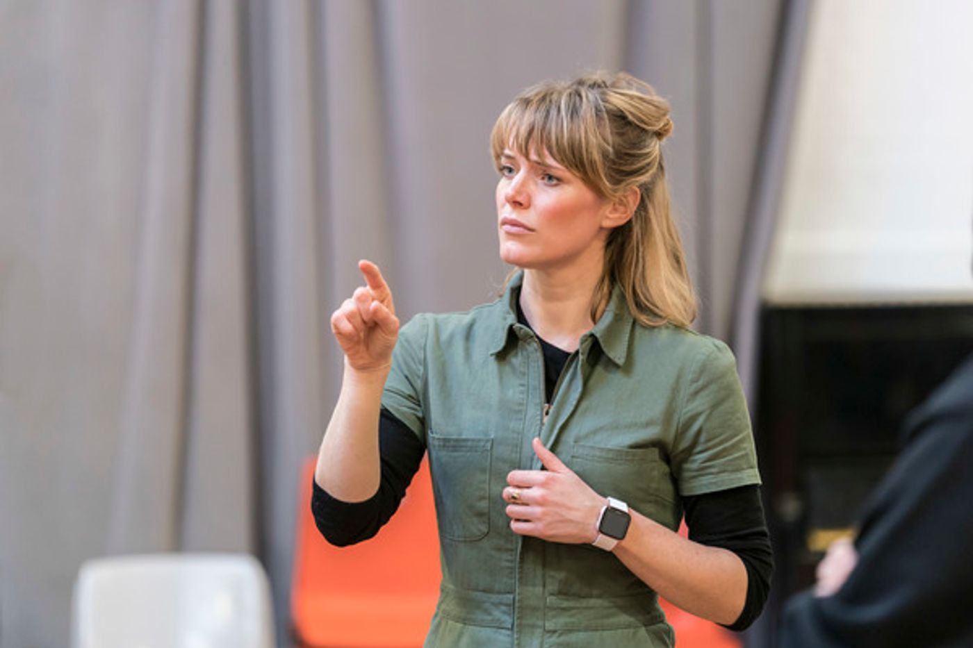 Photo Flash: Inside Rehearsal For Young Vic's JESUS HOPPED THE 'A' TRAIN  Image