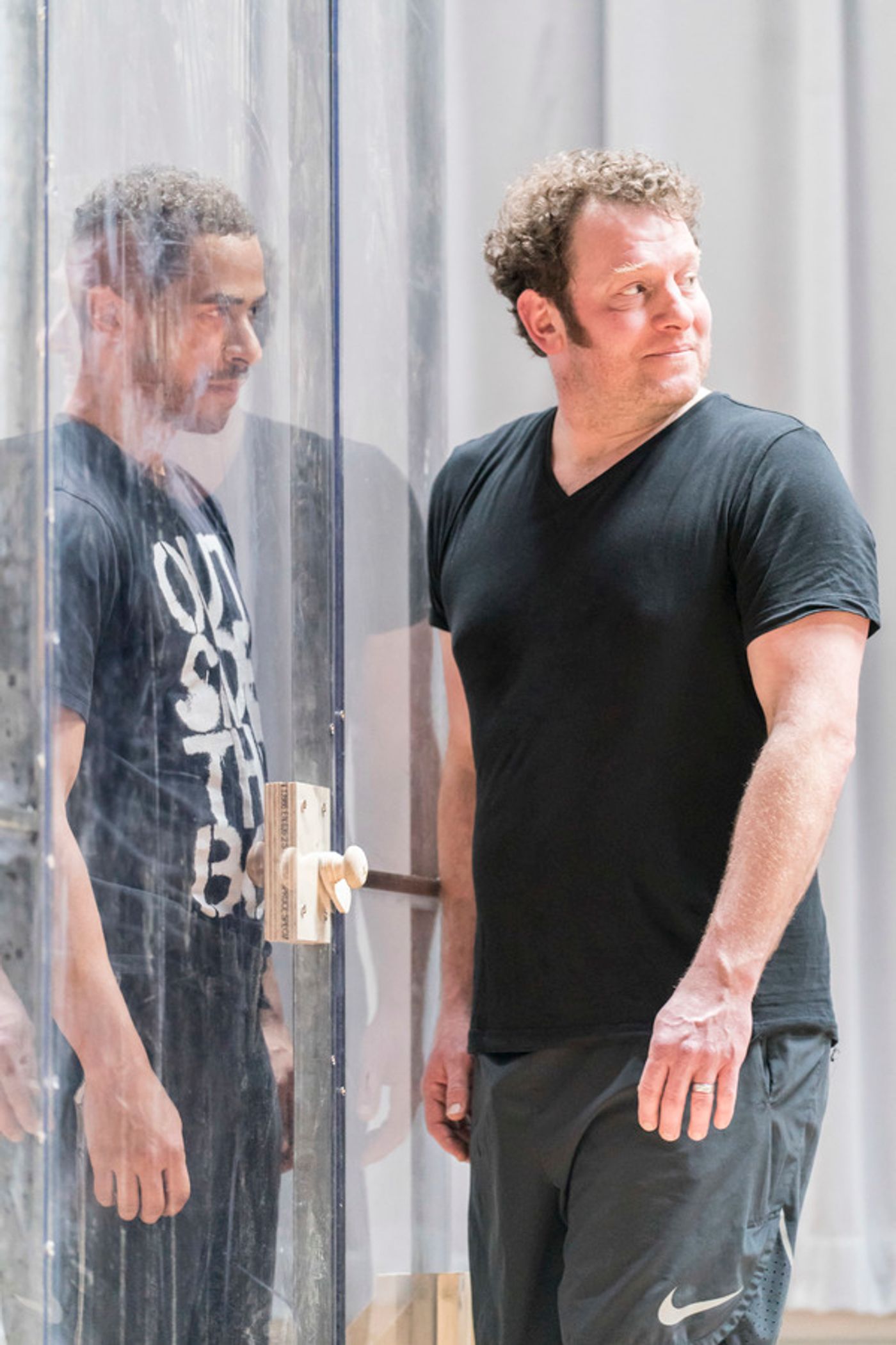 Photo Flash: Inside Rehearsal For Young Vic's JESUS HOPPED THE 'A' TRAIN  Image