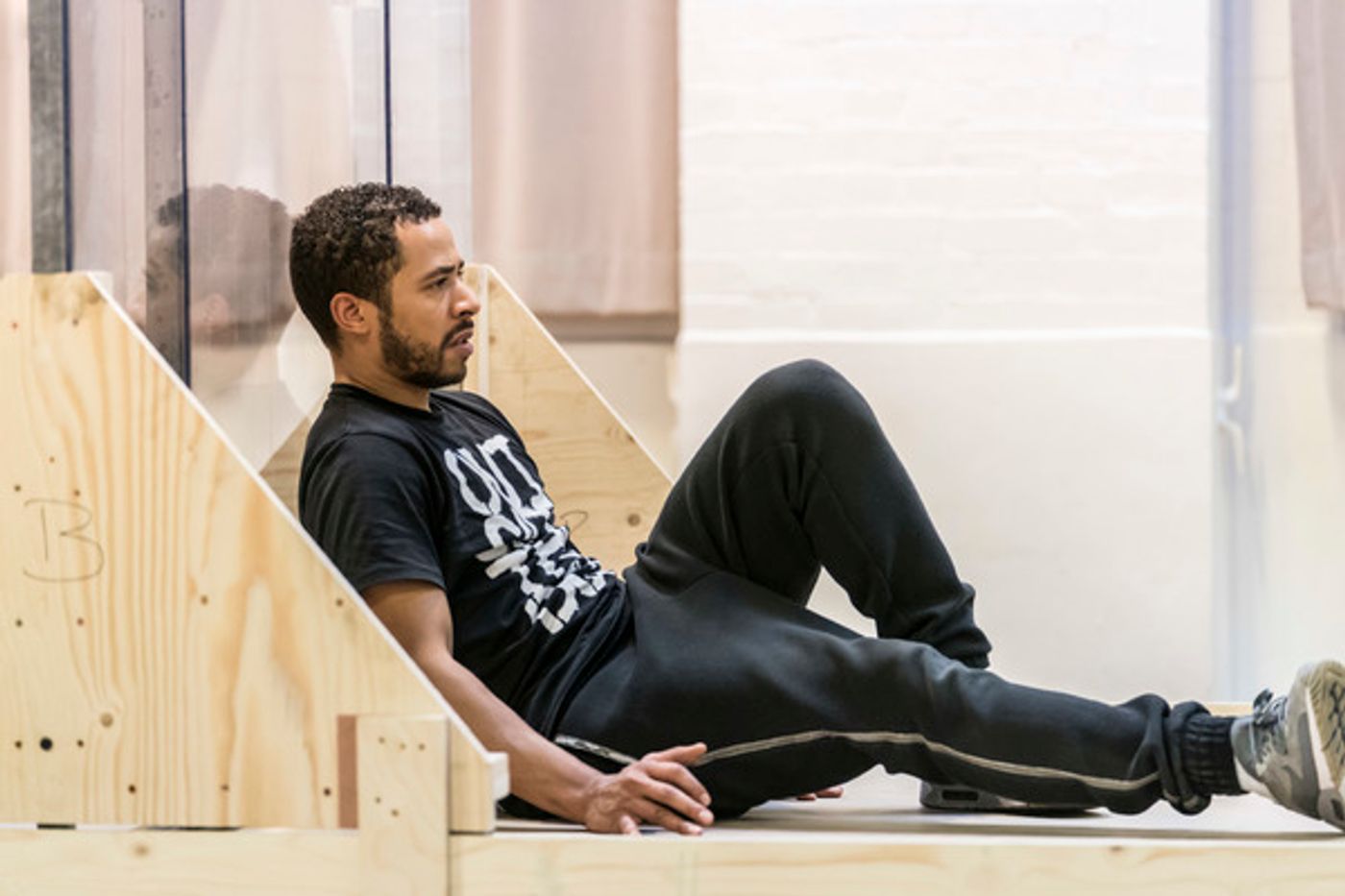 Photo Flash: Inside Rehearsal For Young Vic's JESUS HOPPED THE 'A' TRAIN  Image