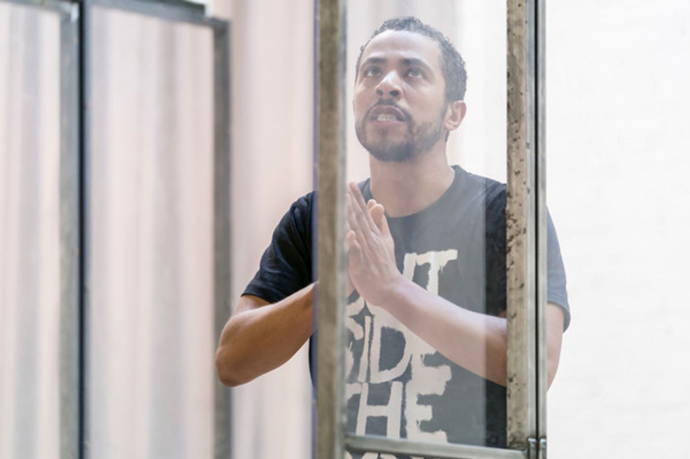 Photo Flash: Inside Rehearsal For Young Vic's JESUS HOPPED THE 'A' TRAIN  Image