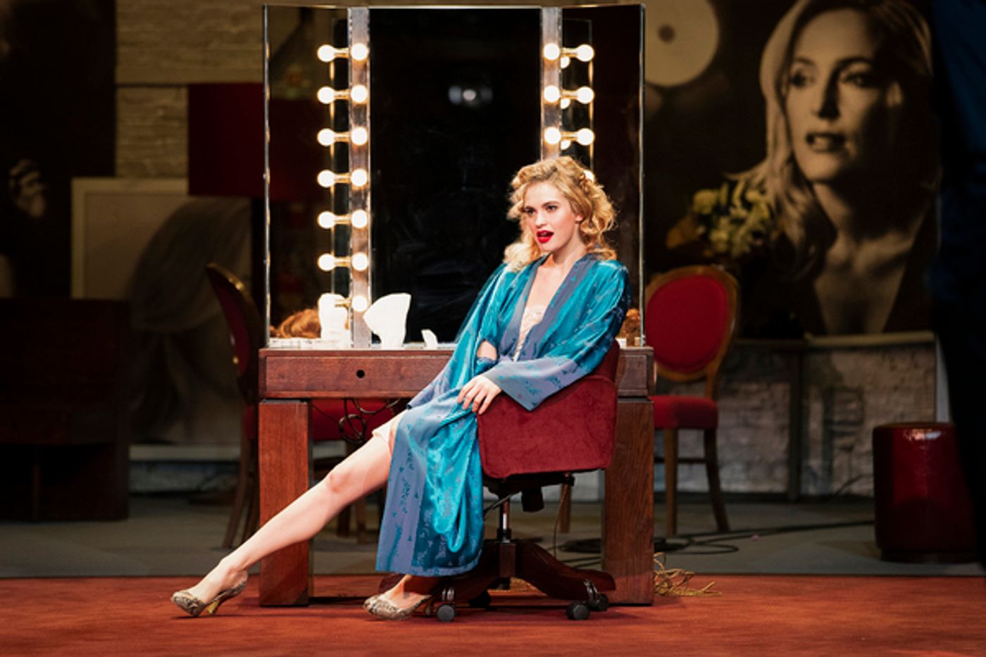 Photo Flash: First Look at Gillian Anderson and Lily James in ALL ABOUT EVE  Image