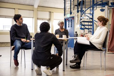 Sid Sagar, DIveen Henry and Marianne Oldham Photo