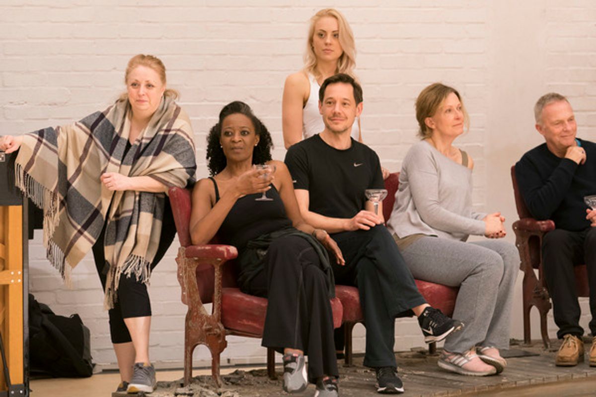 Liza Ewing, Dawn Hope, Adrian Grove, Aimee Hodnett, Caroline Fitzgerald, and Michael Remick at 