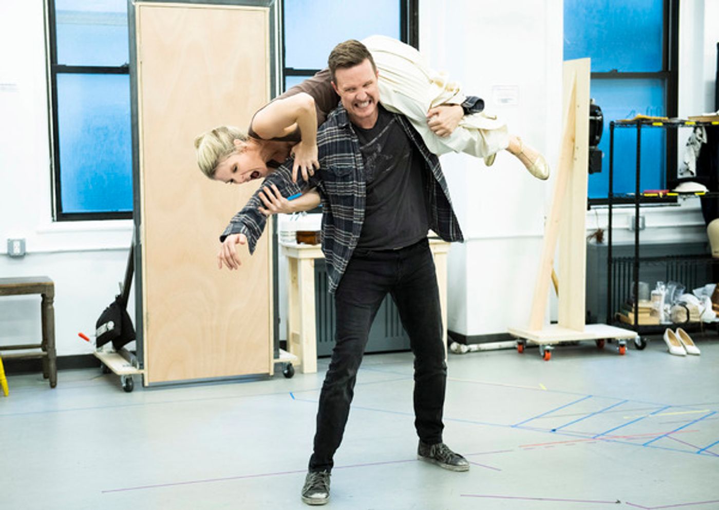 Photo Flash: In Rehearsal with Kelli O'Hara, Will Chase and the Cast of KISS ME, KATE!  Image