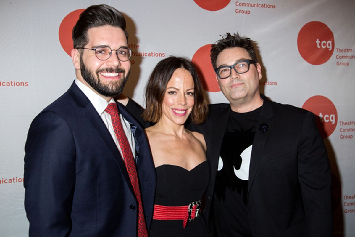 Rob Russo, Leslie Kritzer, Jamie DuMont at 