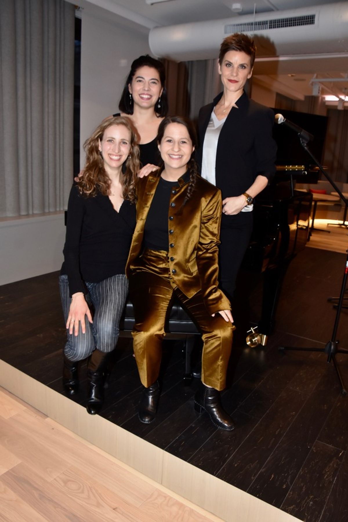 Shaina Taub 2019 Kleban Prize Winner Lyricist with Andre Grody, Kim Blanck and Jenn Colella at 