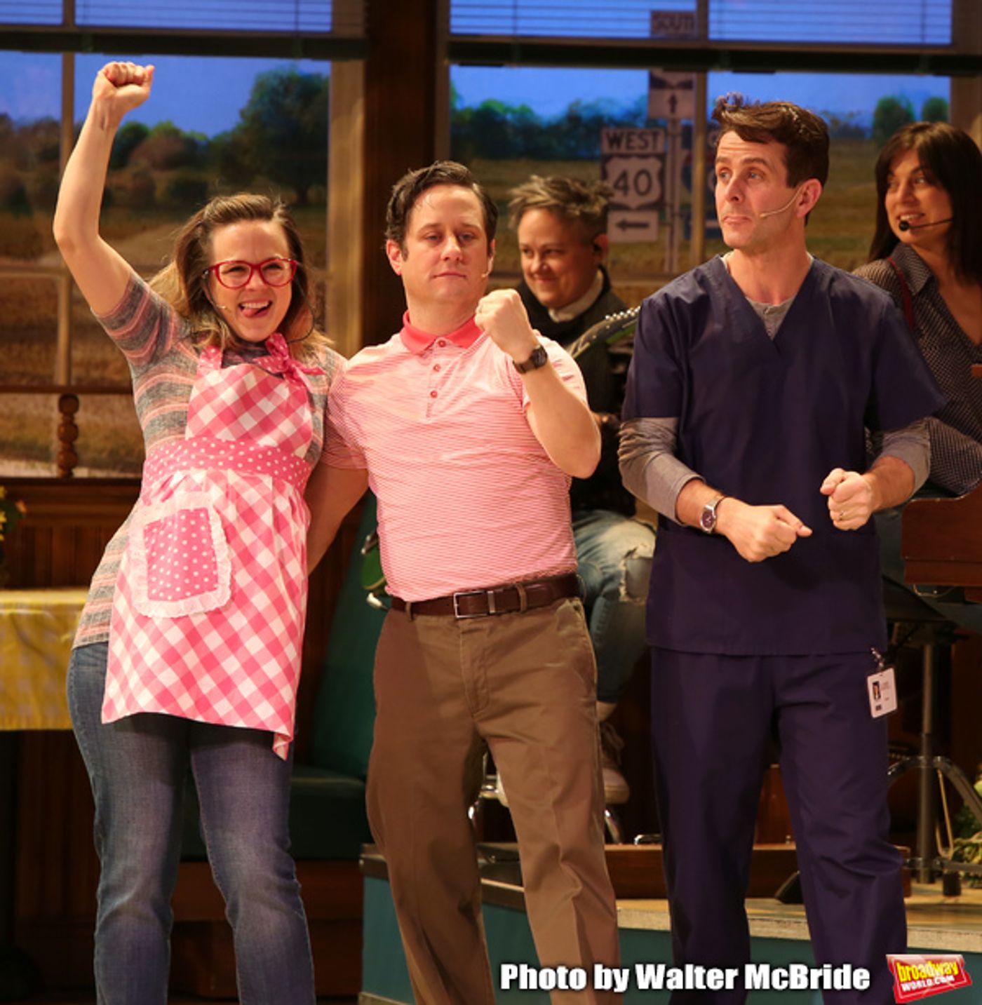 Photo Coverage: Joey McIntyre Takes His First Bows in WAITRESS Photo Coverage: Joey McIntyre Takes His First Bows in WAITRESS Image