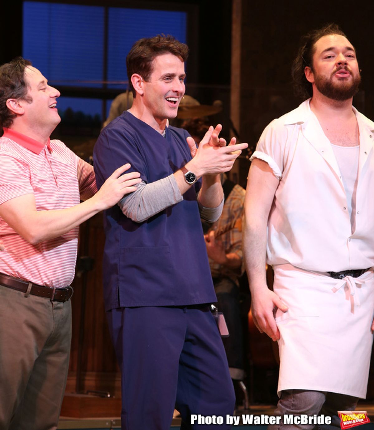 Christopher Fitzgerald and Benny Elledge with Joey McIntyre  at 