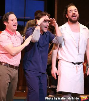 Christopher Fitzgerald and Benny Elledge with Joey McIntyre @ BroadwayWorld Christopher Fitzgerald and Benny Elledge with Joey McIntyre Photo