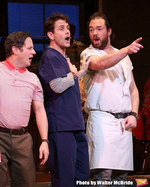 Christopher Fitzgerald and Benny Elledge with Joey McIntyre  Photo