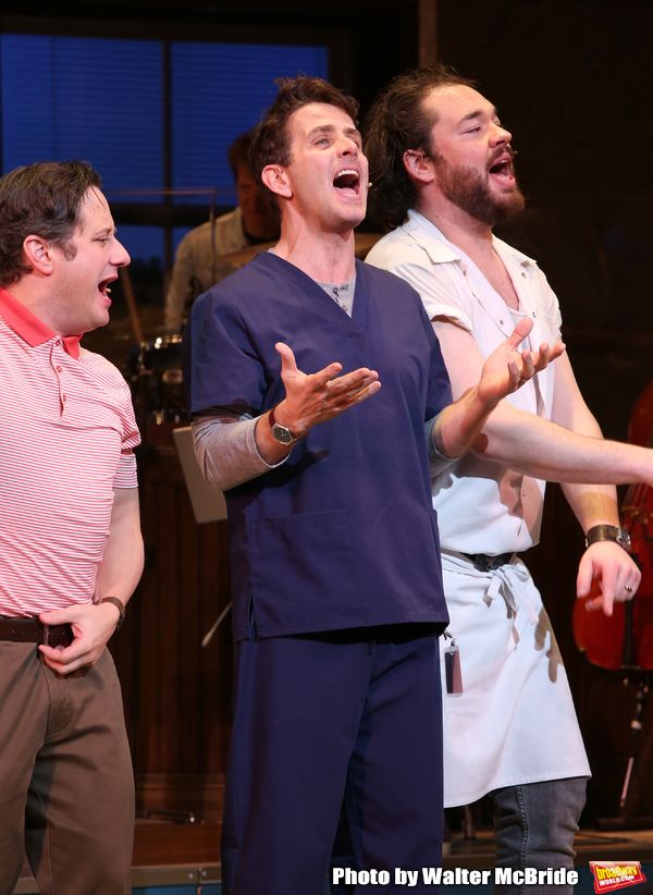 Christopher Fitzgerald and Benny Elledge with Joey McIntyre  Photo