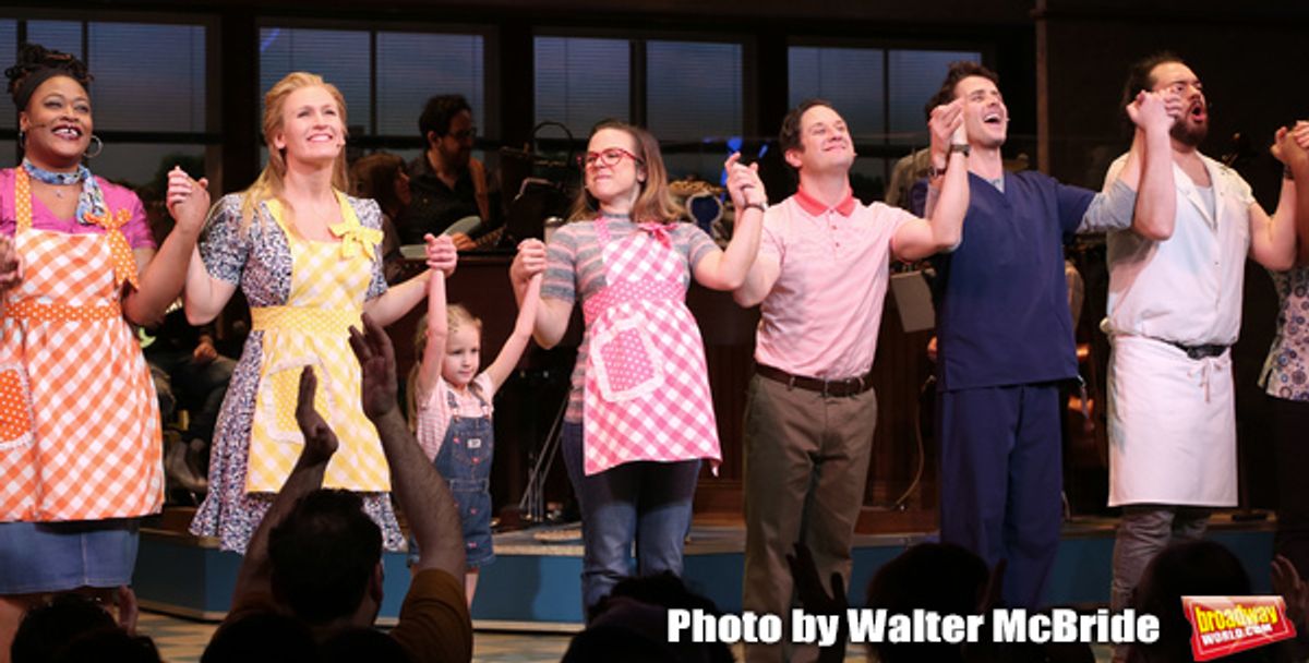 Charity Angel Dawson, Stephanie Torns, Riley Summer Perler, Christopher Fitzgerald, Benny Elledge with Joey McIntyre  at 