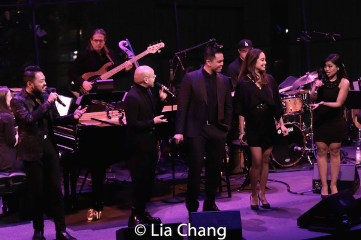 Billy Bustamante, Jeigh Madjus, Jose Llana, Jaygee Macapugay and Renee Albulario at 