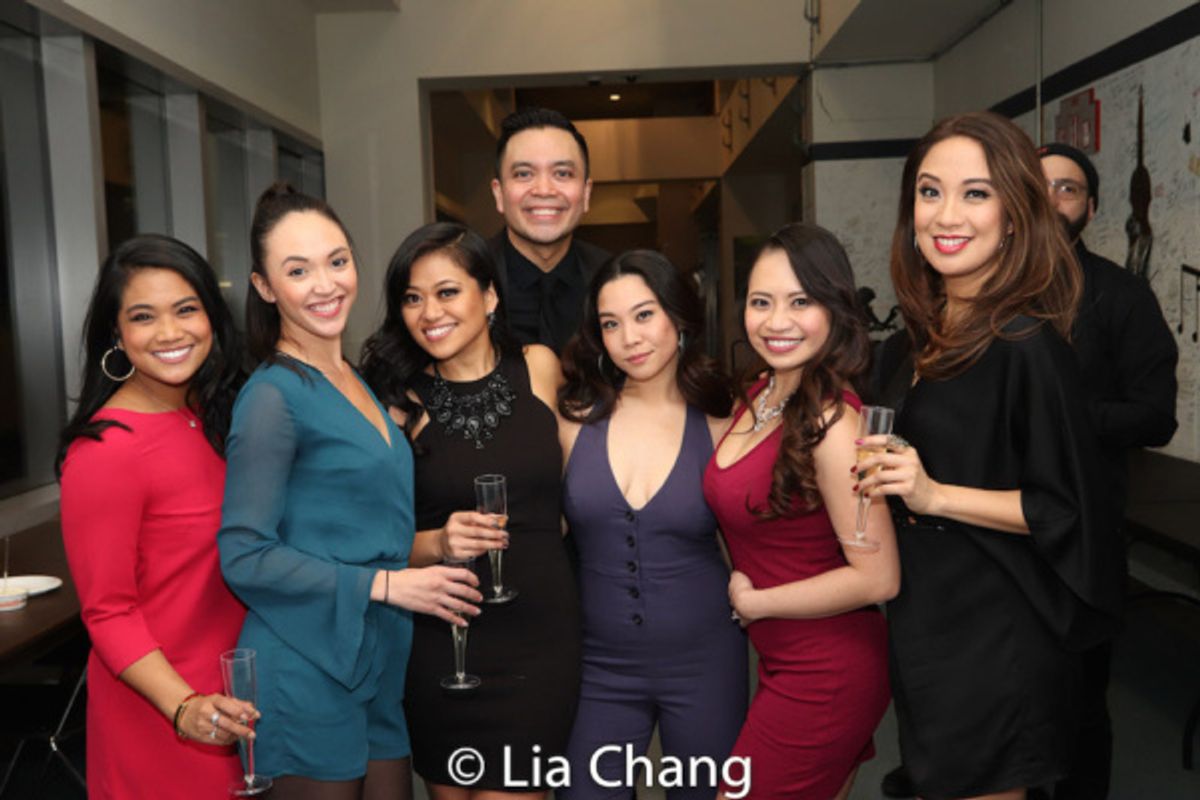 Shea Renne, Bellinda Allyn, Renee Albulario, Jose Llana, Geena Quintos, Carol Angeli and Jaygee Macapugay at 