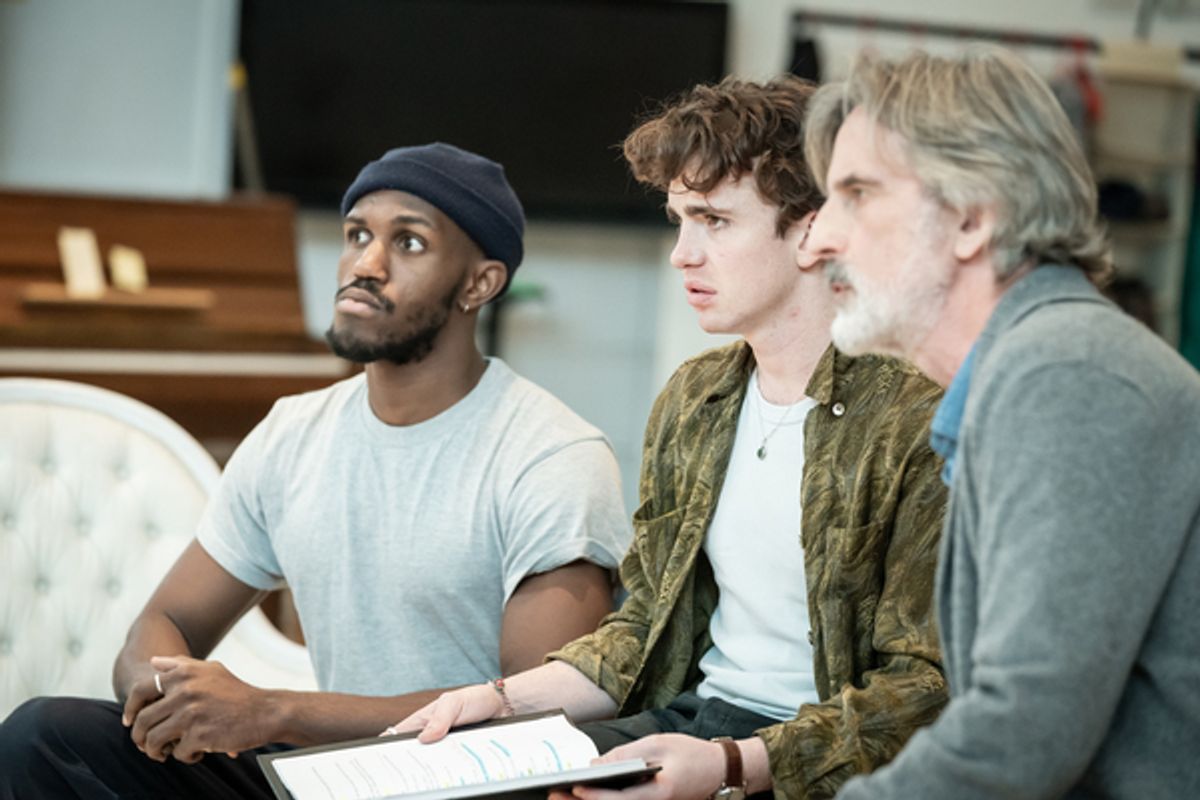 Oseloka Obi, Laurie Kynaston, and Martin Turner at 