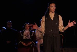 Lana K. Hoover (A Woman Among the Dead), Gigi Cervantes (Mrs. Gibbs), Kelsey Milbourn Photo