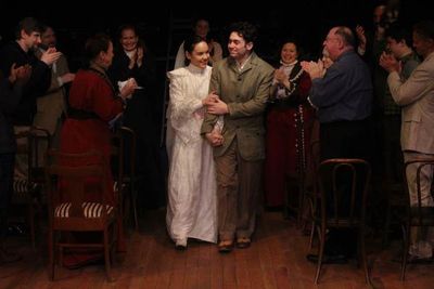 Sam McCalla (Simon Stimson), Steven Pounders (Mr. Webb), Lana K. Hoover (Mrs. Soames) Photo