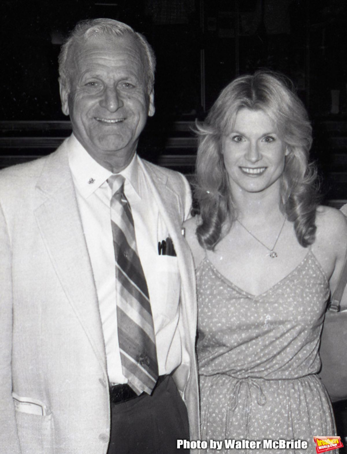 Candice Earley with herdad Harold after performing in 'Gigi'' with the Kenley Players on June 30, 1982 in Dayton Ohio. at 