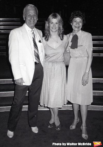 Candice Earley with her parents Harold and Jean after performing in "Gigi'" with the  Photo