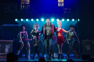 Dane Stokinger and the cast of Rock of Ages Photo